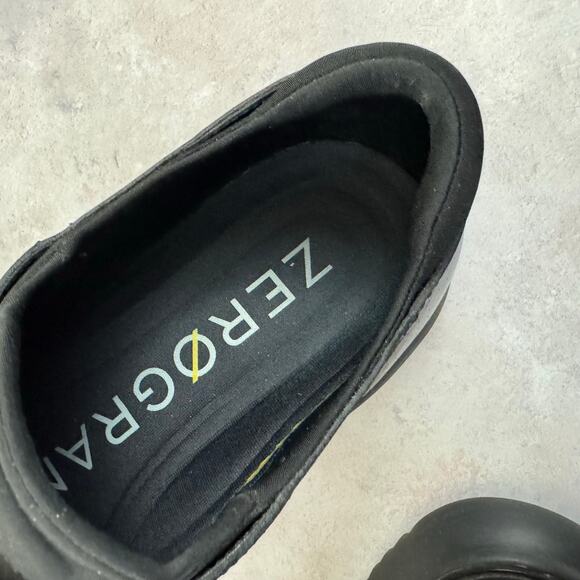 Cole Haan 2.ZeroGrand Mens Sz 12 Wide Oxford Black Leather Laser Wingtip C23832 - Picture 8 of 10